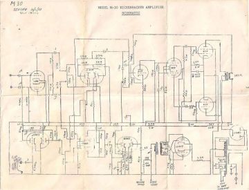Rickenbacker M30 schematic circuit diagram